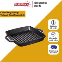 Chảo Gang Nướng Vuông 2 Quai Staub Grill Pan BLK 23cm Màu Đen
