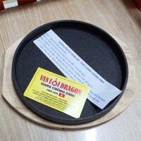 Chảo gang rán trứng - làm bánh mì chảo chống dính Vạn Lợi 18cm dung bếp từ