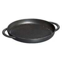 Chảo gang tròn Staub màu đen 26cm