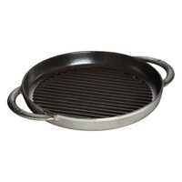 Chảo gang tròn Staub màu xám 26cm