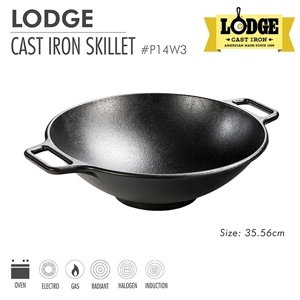Chảo gang Wok Lodge P14W3 - 35.56cm