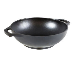 Chảo gang Wok mini Lodge L9MW - 22.8cm
