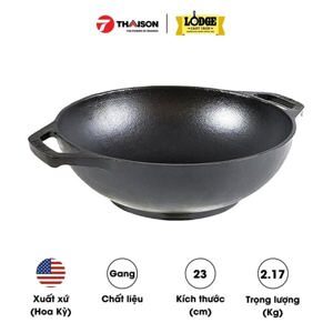 Chảo gang Wok mini Lodge L9MW - 22.8cm