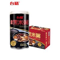 Cháo gạo đen Taifu tám kho báu, cháo ăn liền 365g*12 lon, cháo ngũ cốc dinh dưỡng văn phòng, hộp nguyên