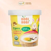 Cháo Gạo Jasmine Hữu Cơ Nobi Nobi Vị Nấm Shiitake 35g (Từ 18 Tháng)