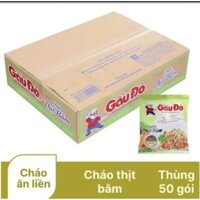 cháo gấu đỏ thịt băm ,gà ,nước cốt xương hầm