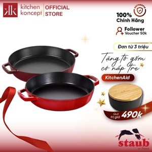 Chảo hai quai Staub - 33cm (B)