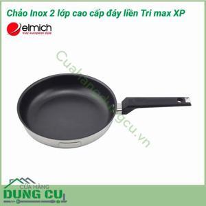 Chảo Inox 2 lớp cao cấp đáy liền Tri-max XP EL-3757