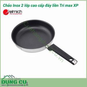 Chảo Inox 2 lớp cao cấp đáy liền Tri-max XP EL-3756