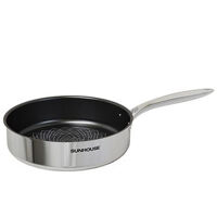 Chảo inox 3 lớp Ultra Titanium 18cm Sunhouse STI18M