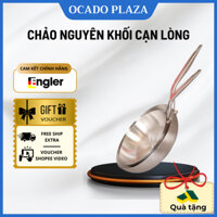 Chảo inox 304 cạn lòng Engler EL3805 chống dính tự nhiên cấu tạo tạo 5 lớp đáy liền thân