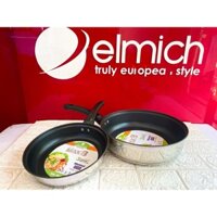 Chảo inox 304 chống dính Elmich smartcook max B 16cm, 20 cm, 24cm 26cm