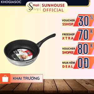 Chảo inox 5 đáy Sunhouse IN16M4 16cm