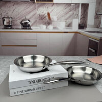 Chảo inox cạn Oyatton 16-20cm