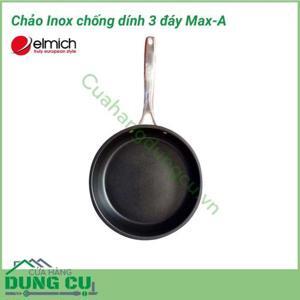 Chảo Inox chống dính 3 đáy MaxA EL-3762 size 24cm