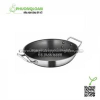 Chảo Inox chống dính dùng bếp từ công nghiệp đáy bằng 40cm