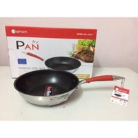 Chảo inox chống dính Elmich nhập khẩu Séc size 20cm 28cm mã 6364