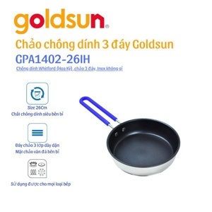 Chảo inox chống dính Goldsun GPA1402-26IH