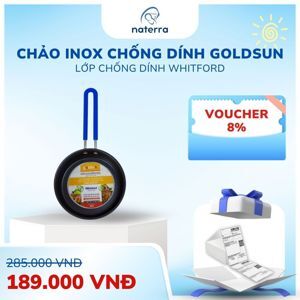 Chảo inox chống dính Goldsun GPA1402-18IH