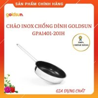 Chảo inox chống dính Goldsun GPA1401-20IH- Sử dụng mọi loại bếp - Lớp chống dính Whitford (Hoa Kỳ) bền đẹp an toàn