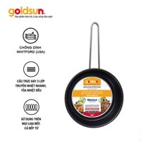 Chảo inox chống dính Goldsun GPA1401-20IH, chảo 3 lớp, đường kính 20 cm 10202505