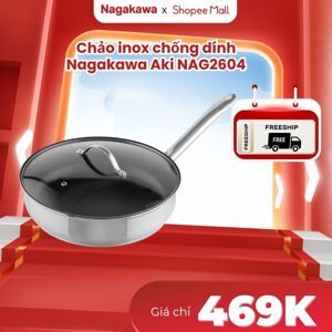 Chảo inox chống dính  Nagakawa Aki NAG2604