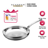 Chảo inox đáy từ cao cấp Scanpan Impact 24cm 71002400, inox 18/10, thiết kế 3 lớp an toàn cho máy rửa bát