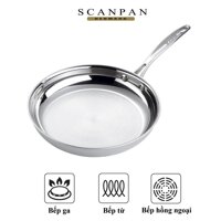 Chảo inox đáy từ Scanpan Impact 20cm 71002000 hàng chính hãng, dùng bếp từ, an toàn trong máy rửa bát