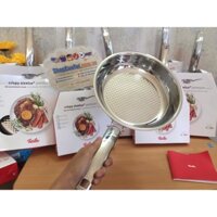 CHẢO INOX FISSLER CRISPY STEELUX PREMIUM - Made in Germany 🇩🇪 Chảo thép tổ ong thành cao