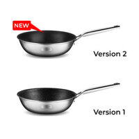 Chảo Inox liền khối chống dính Ceramic Elmich Trimax CZ EL3837 size 26cm