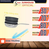 Chảo inox nguyên khối Sunhouse Mama Desire DE20M/DE24M/DE28M mới Chính hãng Sunhouse - SSHOP