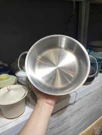 Chảo inox phủ ceramic 18 x 4.7cm Edelkochen_KN - Kem