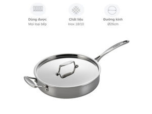 Chảo inox Scanpan Fusion5 74102600 - 26cm