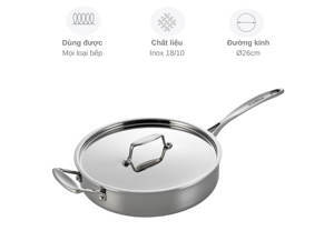 Chảo inox Scanpan Fusion5 74102600 - 26cm