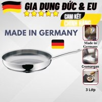 Chảo Inox WMF Profi 28 cm: Made in Germany, Thép không gỉ Cromargan 18/10, Công nghệ TransTherm Giúp bắt nhiệt nhanh