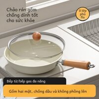 Chảo Kangjia Chảo Rán Gốm Sứ Chảo Chống Dính Gia Dụng Chảo Xào Bít Tết Chảo Xào Bếp Từ Bếp Gas Thông Dụng