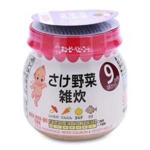 Cháo Kewpie vị cháo cá hồi rau củ 100g (9+)