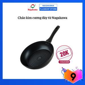 Chảo kim cương đáy từ Nagakawa NAG2851 - 28 cm