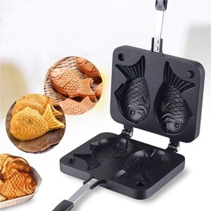 Chảo làm bánh cá Taiyaki Nhật Bản 36,5 x 15,5 cm