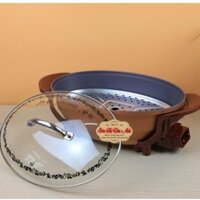 Chảo lẩu cá Shachu CS-E có vỉ hấp đa năng ( Hàng Chính Hãng)