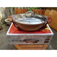 Chảo Lẩu Điện Đa Năng Shachu Bầu Dục Hàn Quốc - Hàng Cao Cấp Bảo Hành 12 Tháng Toàn Quốc