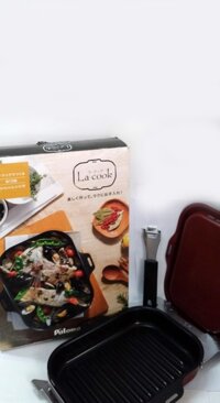 Chảo lò nướng bếp ga Paloma của Nhật. chưa sử dụng. (Đun được bếp từ)