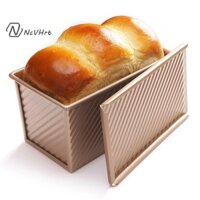 Chảo Loaf NcVHrt Có Nắp, Chảo Bánh Mì Không Bột 1 Lb Có Nắp Cho Bánh Mì Tự Chế, Chảo Bánh Mì Sandwich Tấm Thép Carbon / Mới /