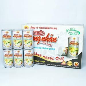 Cháo long nhãn Minh Trung lon 365g