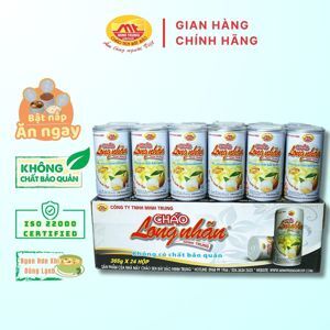 Cháo long nhãn Minh Trung lon 365g