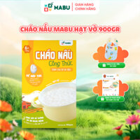 Cháo nấu Mabu hạt vỡ 900gr Công Thức Khoa Học Vượt Trội Cho Bé từ 8th tuổi ăn dặm dinh dưỡng