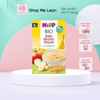 Cháo Ngũ Cốc Bircher Müesli của HiPP vị táo, chuối 100% organic - Dành cho bé từ 6 tháng - Hộp 250g