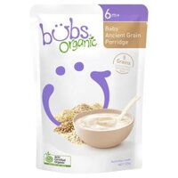 Cháo ngủ cốc Bubs Organic Baby Ancient Grain Porridge 125g (6th+)