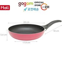 Chảo nhôm chống dính đáy từ 24 cm Fivestar CNC143 GOG532