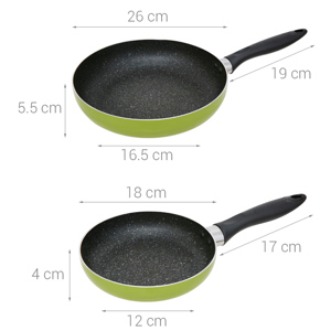 Chảo nhôm chống dính đáy từ Sunhouse SHG1118MGB